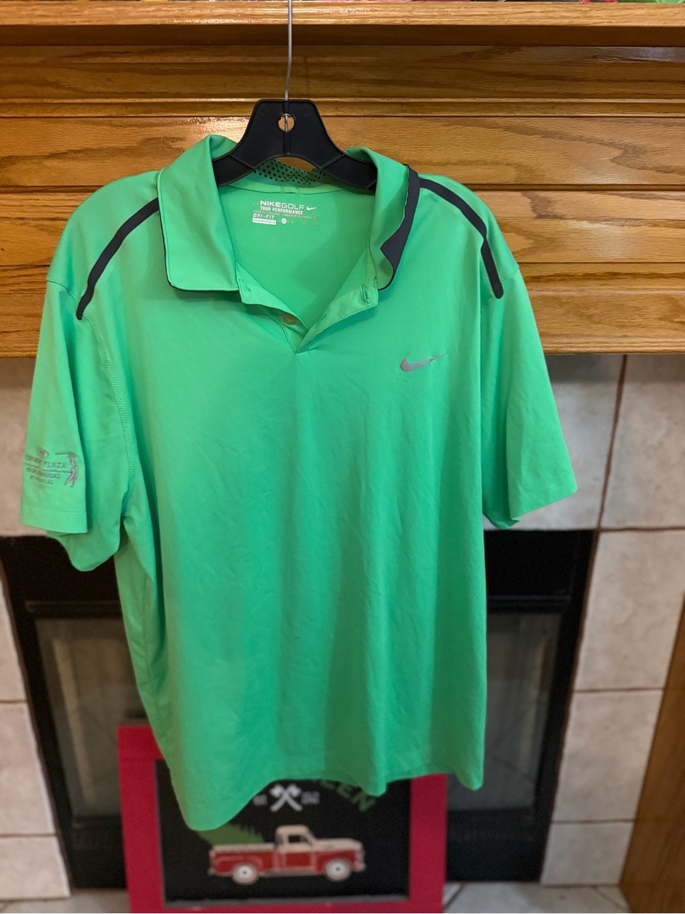 Nike Golf Tour Performance Polo with Dark Trim, Crown Plaza Invitational
